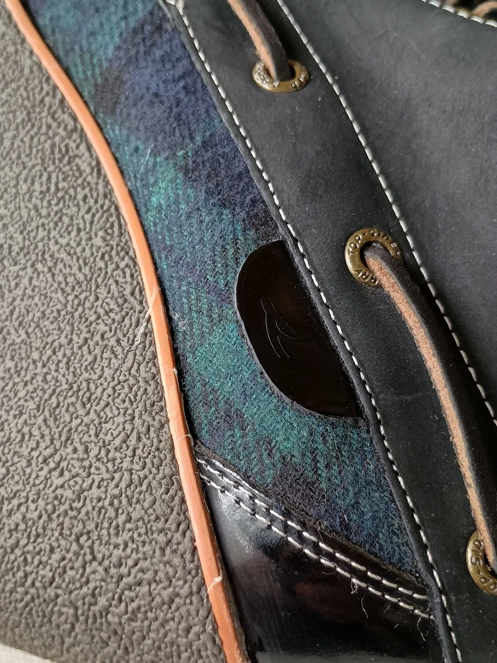 Sperry navy lace